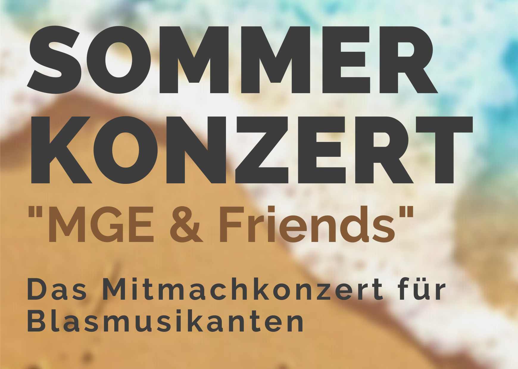 Sommerkonzert „MGE & Friends“